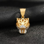 AURORA PRISM GOLD PENDANT - 22K JEWELLERY