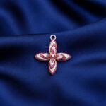 Rosy Petal Bloom Diamond Pendant - 18K Jewellery