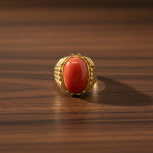 ROYAL SAFFRON MEN'S GOLD RING - 22K JEWELLERY