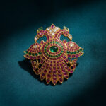 RAJMAYUR GOLD PENDANT - 22K JEWELLERY