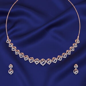 Elegant Diamond Drop Set - 18K Jewellery