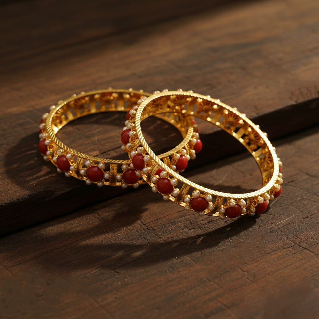 GULNAAR GOLD BANGLES - 22K JEWELLERY GULNAAR GOLD BANGLES - 22K JEWELLERY