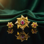 SURYA TARA GOLD PENDANT SET - 22K JEWELLERY