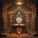 Sri Lakshmi Face Wall Hanging - 925 Sterling Silver