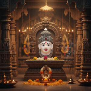 Sri Lakshmi Face Wall Hanging - 925 Sterling Silver