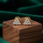 TriFlora Sparkle Diamond Earrings - 18K Jewellery