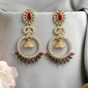 Noor Chakra Gold Earrings - 22K Jewellery