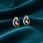 Luna Arc Diamond Studs - 18K Jewellery