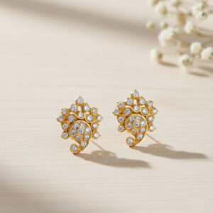Sparkle Swirl Diamond Earrings - 18K Jewellery