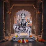 Maa Durga Antique Silver Idol - 925 Sterling Silver