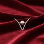 Pearl Embrace Diamond Pendant - 18K Jewellery