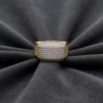 SHIMMER WIDE MEN'S GOLD RING - 22K JEWELLERY