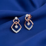 Misty Tangle Diamond Studs - 18K Jewellery