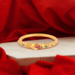 Gold Rang Kriti Bangle - 22K Jewellery