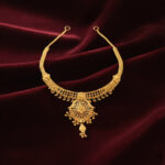 Classic Gold Temple Necklace - 22K Jewellery