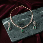 Verdant Majesty Diamond Set - 18K Jewellery