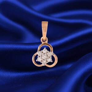 Clover Charm Diamond Pendant - 18K Jewellery