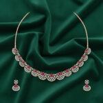 Orchid Bloom Diamond Set  - 18K Jewellery