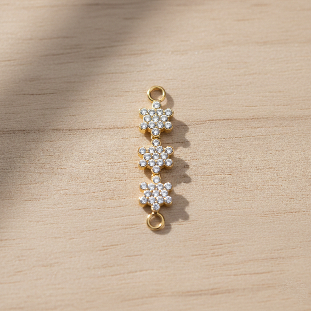 FLORA SPARK GOLD PENDANT - 22K JEWELLERY FLORA SPARK GOLD PENDANT - 22K JEWELLERY