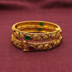 ROSE WHISPER  GOLD BANGLE - 22K JEWELLERY