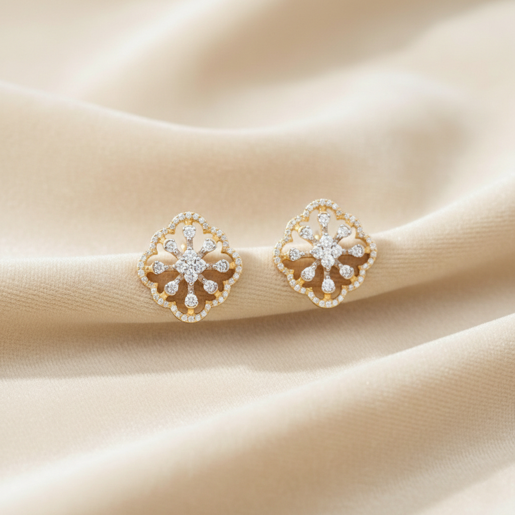 Vintage Glow Diamond Earrings - 18K Earrings Vintage Glow Diamond Earrings - 18K Earrings