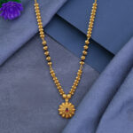 Floral Grace Gold Mangalsutra- 22K Jewellery