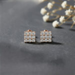 Auric Mist Diamond Earrings - 18K Jewellery