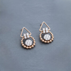 Glow Ring Diamond Earrings - 18K Jewellery