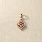 Petal Gleam Diamond Pendant - 18K Jewellery