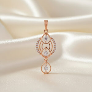 Glow Drizzle Diamond Pendant - 18K Jewellery