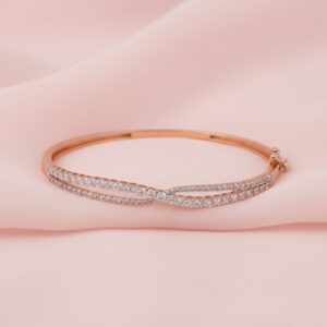Crossover Diamond Bracelet - 18K Jewellery