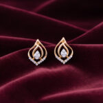Glowleaf Charm Diamond Earrings - 18K Jewellery