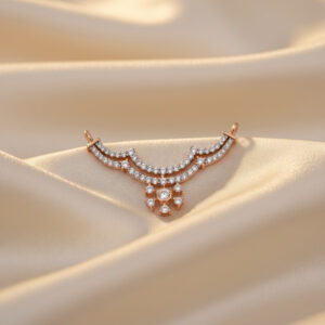Celestial Crescent Diamond Pendant - 18K Jewellery