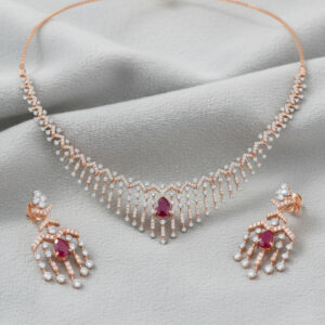 Majestic Drizzle Diamond Set  - 18K Jewellery