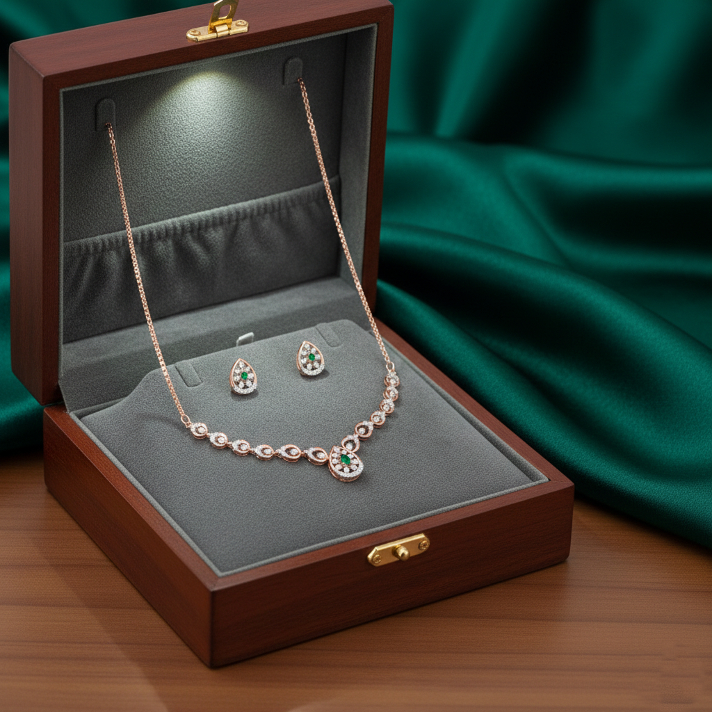 Celestial Embrace Diamond Set - 18K Jewellery Celestial Embrace Diamond Set - 18K Jewellery