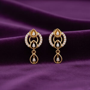 Glow Drizzle Diamond Earrings - 18K Jewellery