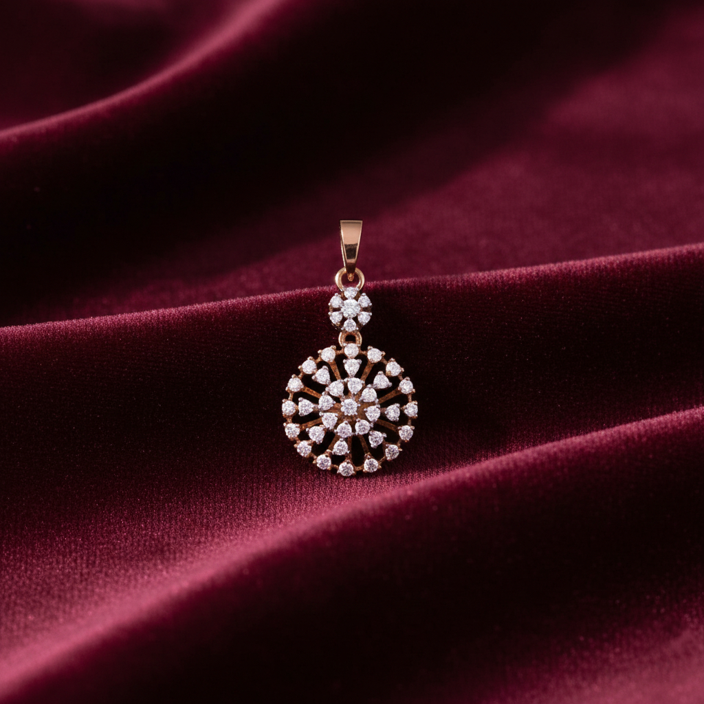 Sunburst Elegance Diamond Pendant - 18K Jewellery Sunburst Elegance Diamond Pendant - 18K Jewellery