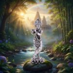 Lord Krishna Antique Silver Idol - 925 Sterling Silver