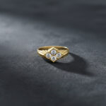 QUADRA SPARK GOLD RING - 22K JEWELLERY