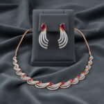 Petal Elegance Diamond Set - 18K Jewellery