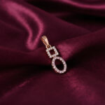 Geometric Crystal Diamond Pendant - 18K Jewellery