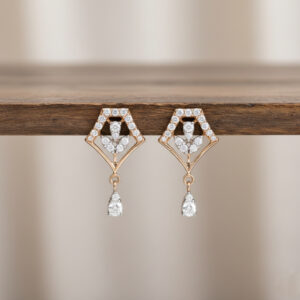Diamond Cascade Earrings - 18K Jewellery
