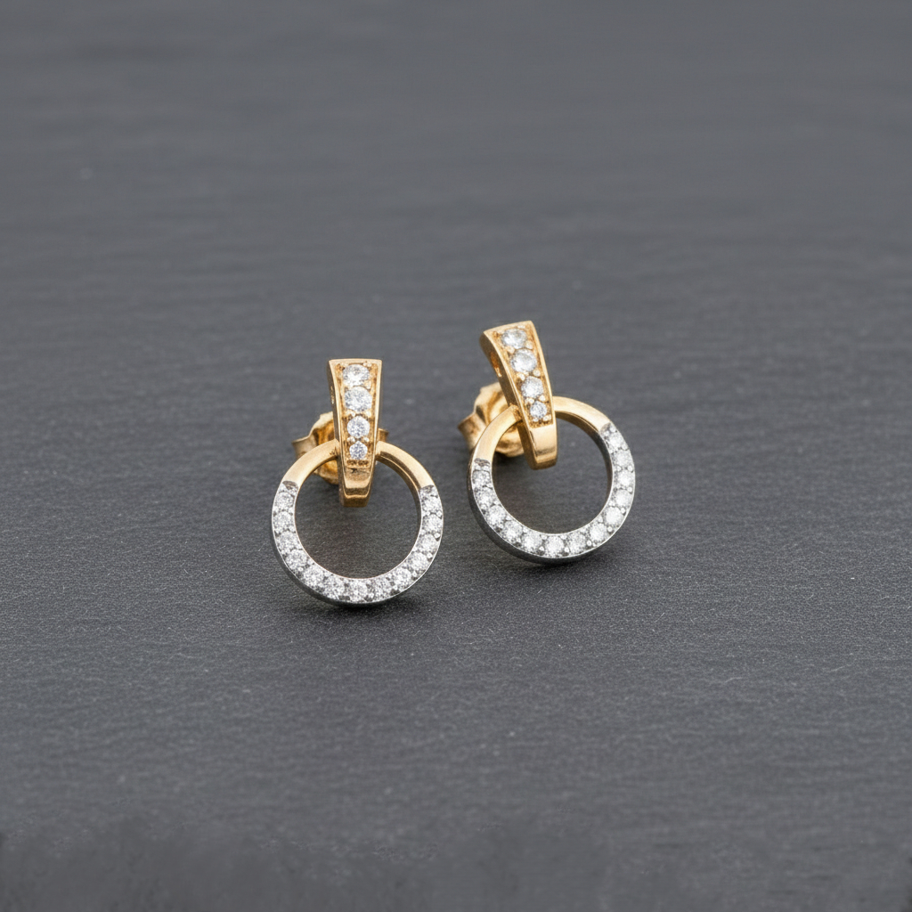 Dazzle Dot Diamond Earrings - 18K Jewellery Dazzle Dot Diamond Earrings - 18K Jewellery