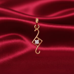 Elegant Drift Diamond Pendant - 18K Jewellery