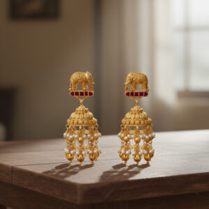 GAJRAJ VAIBHAV GOLD JHUMKAS- 22K JEWELLERY