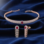 Fiery Elegance Diamond Set  - 18K Jewellery