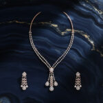 Rose Drape Elegance Diamond Set - 18K Jewellery