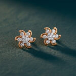Sunpetal Diamond Earrings - 18K Jewellery