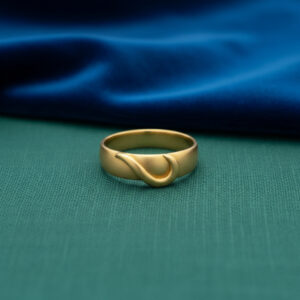 SERENE TWIST MEN'S GOLD RING - 22K JEWELLERY