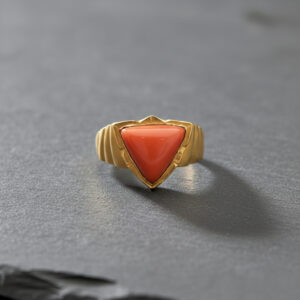 SUNSTONE CREST MEN'S GOLD RING - 22K JEWELLERY